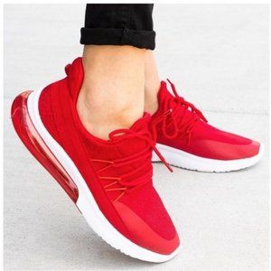 !! NEW !! Slip On Bubble Sole Sneakers in Red